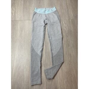 Gym Shark Leggings Size XS Gray‎ 28" Activewear Women's Running Yoga